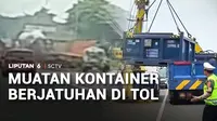 Menghindari kendaraan di depannya berhenti mendadak di Tol Jagorawi, truk trailer malah terpelanting hingga menabrak beton pembatas jalan. Terdapat empat peti kemas yang diangkut pun terlepas.