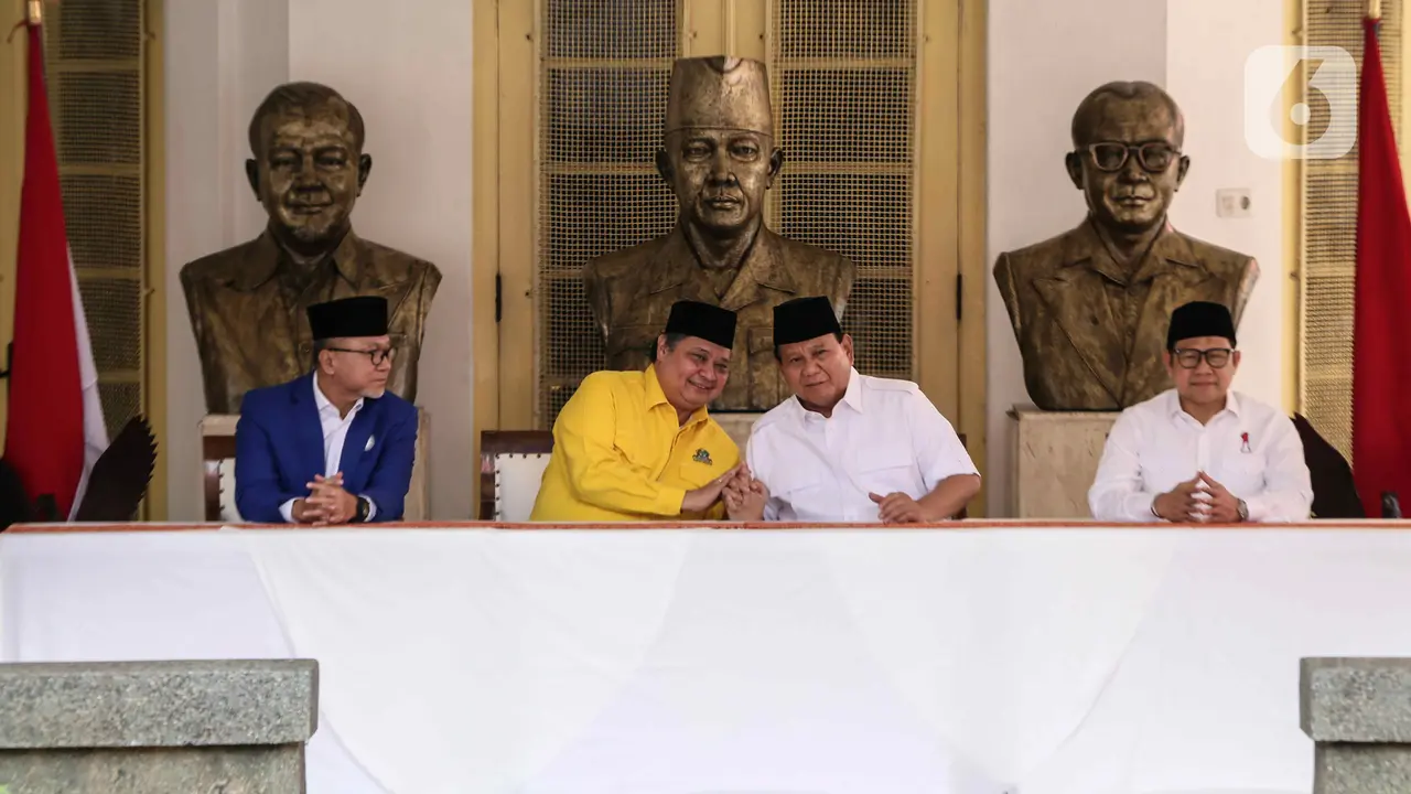 Golkar PAN PKB Dukung Prabowo Subianto