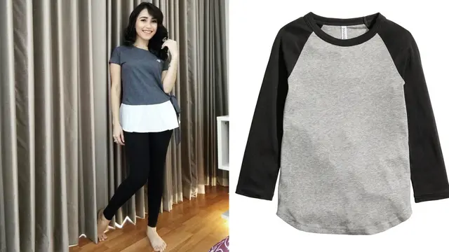 [Bintang] Dibawah Rp 200 Ribu, Tampil Kece Pakai Kaos ala Ayu Ting Ting