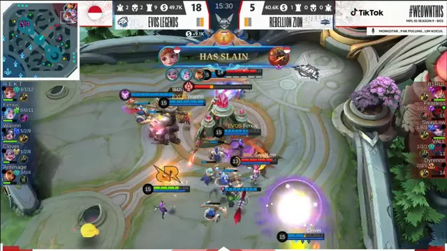 Evos Legends vs Rebellion Zion MPL ID S9 Hari Ini