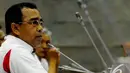 Ketua KONI Tono Suratman saat menghadiri Rapat Dengar Pendapat bersama anggota Komisi X, Jakarta, Kamis (13/11/2014) (Liputan6.com/Andrian M Tunay)