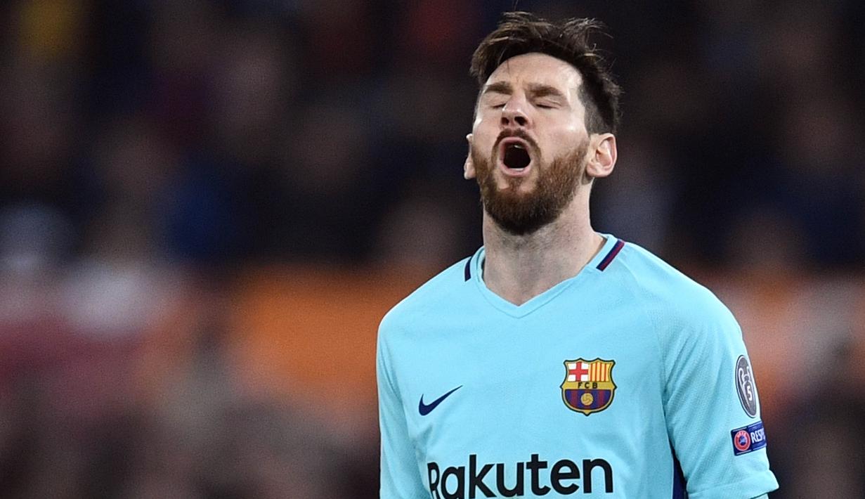 Lionel Messi mengadakan pembicaraan dengan klub pada hari Kamis, tetapi pertemuan itu tidak berjalan dengan baik. Kemudian, pihak Barcelona telah mengonfirmasi bahwa Lionel Messi takkan kembali membela Barcelona. (Foto: AFP/Filippo Monteforte)