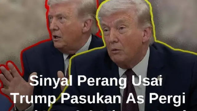 Trump AS Beri Sinyal Perang dengan Iran Segera Berakhir: Kami Pergi Dua atau Tiga Minggu Lagi