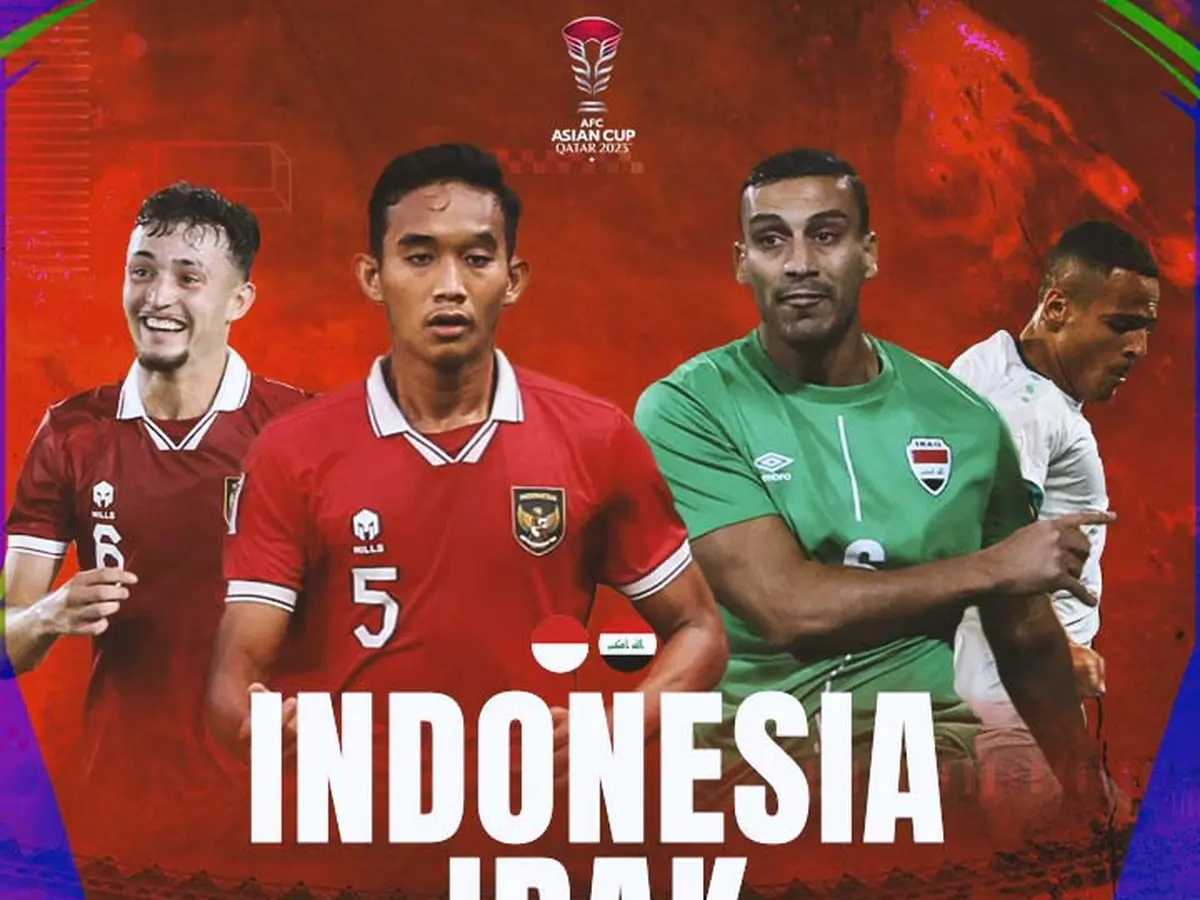 Pertarungan Antarlini Timnas Indonesia Vs Irak di Piala Asia 2023: Manfaatkan Status Underdog! - Indonesia Bola.com