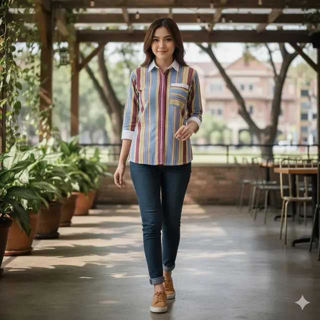 Model Baju Lurik Kekinian