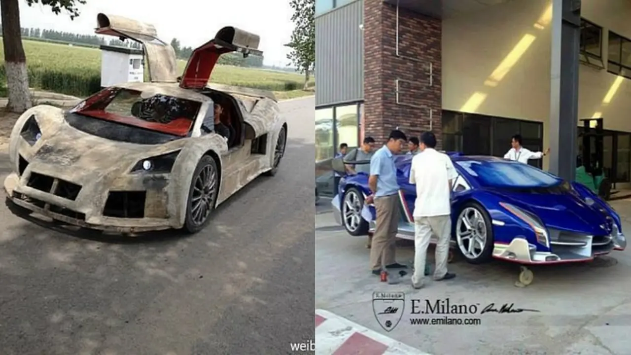 Inilah Tampang Replika Lamborghini Veneno Buatan China
