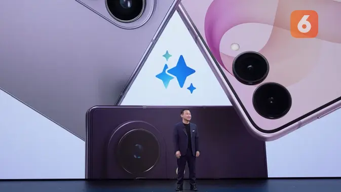 President and CEO of Samsung's Device Experience Division, TM Roh, di ajang Galaxy Unpacked 2026 di London, Inggris. Credit: Channel YouTube resmi Samsung