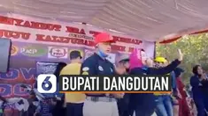 Beredar video Bupati Brebes sedang menghadiri acara gowes massal dan dangdutan. Hal ini disayangkan karena masih dalam kondisi pandemi Covid-19.