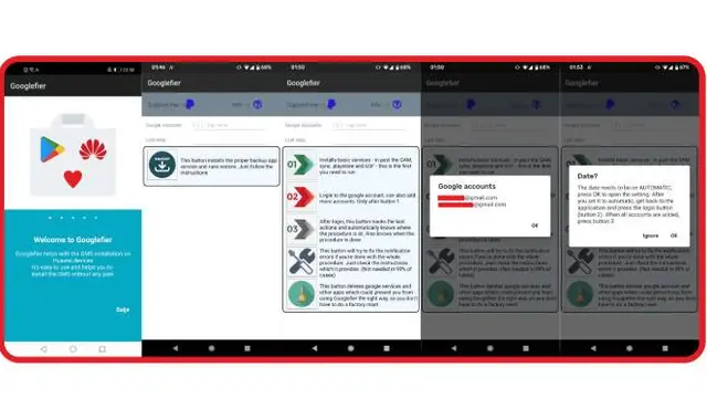 Aplikasi Googlefier. Dok: XDA Developers