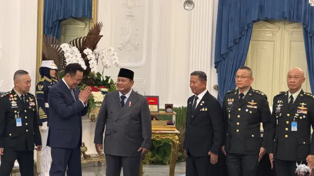Pertemuan bilateral Presiden Prabowo dengan Perdana Menteri (PM) Thailand, Anutin Charnvirakul di Istana Merdeka, Jakarta, Senin (3/8/2026). (Liputan6.com/Lizsa Egeham).