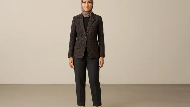 Model Baju Batik Sehat yang Cocok untuk Acara Formal Maupun Santai/Ilustrasi AI