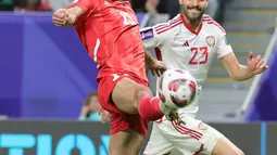 Laga berlangsung menarik dan kedua timnas tersebut saling adu serang. (Giuseppe CACACE/AFP)