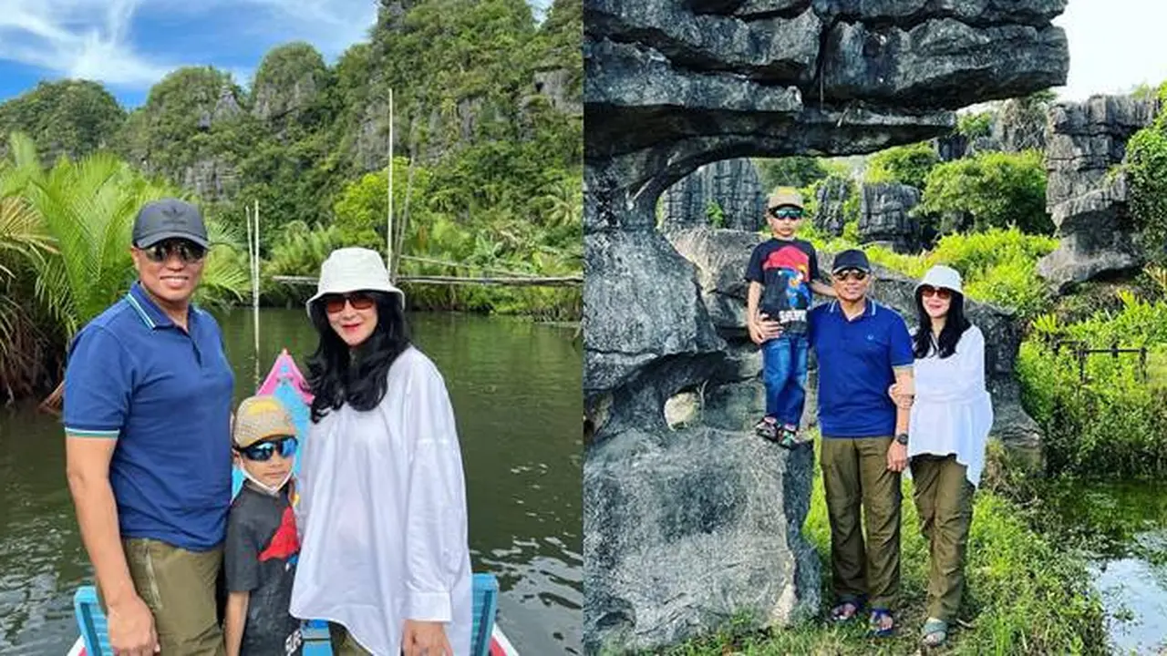 Naik Perahu Susuri Sungai, Ini 6 Momen Seru Uut Permatasari Liburan Bersama Keluarga