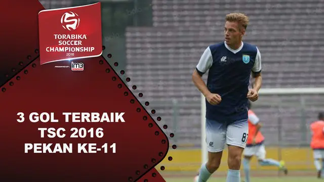 Video 3 gol terbaik Torabika Soccer Championship 2016 pada pekan ke-11.