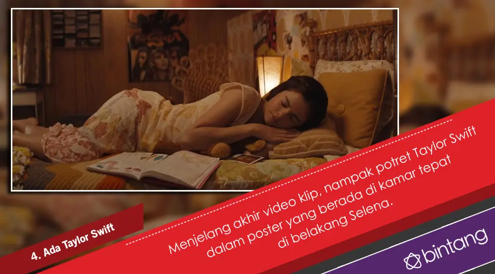 5 Keunikan Video Klip Baru Selena Gomez, Bad Liar. (Foto: YouTube, Desain: Nurman Abdul Hakim/Bintang.com)