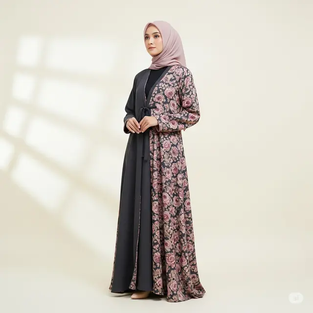 Abaya Arab Reversible dan Multifungsi