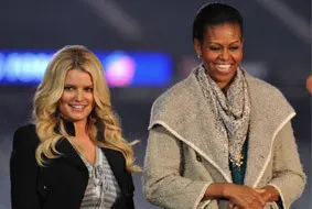 Jessica Simpson & Michelle Obama