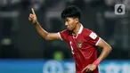 Pemain Timnas Indonesia U-17 Arkhan Kaka melakukan selebrasi usai mencetak gol ke gawang Timnas Ekuador U-17 pada pertandingan Grup A Piala Dunia U-17 2023 di Stadion Gelora Bung Tomo, Jumat (10/11/2023). Pertandingan berakhir imbang dengan skor 1-1. (Doc. LOC WCU17/NFL)