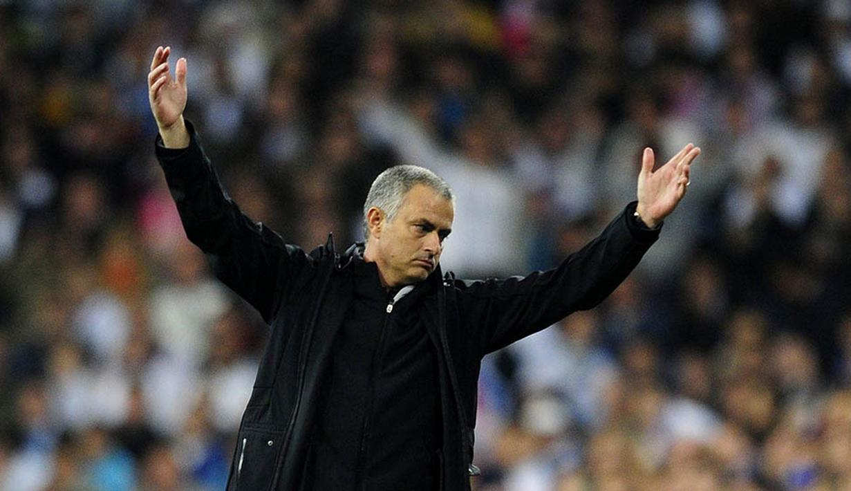3. Jose Mourinho, (Mei 2010-Juni 2013), 71,9%, The Special One menukangi Real Madrid selama tiga musim. (AFP/Javier Soriano)