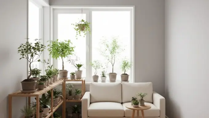 Rumah Kecil Tapi Aesthetic dengan Sentuhan Kayu dan Tanaman Indoor