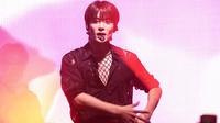 Jaehyun dari NCT DoJaeJung tampil di atas panggung dalam acara Fandom Party di SDCC 2023 yang dipersembahkan oleh Paramount+ dan EA di Float di Hard Rock Hotel San Diego pada tanggal 20 Juli 2023 di San Diego, California. (Phillip Faraone /GETTY IMAGES NORTH AMERICA /Getty Images via AFP)