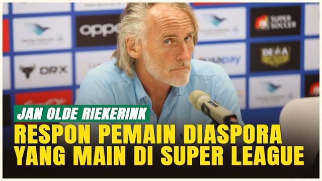 Fenomena pemain diaspora Timnas Indonesia yang berbondong-bondong meramaikan Super League 2025/2026 jadi sorotan. Dalam konferensi pers terbaru, pelatih Dewa United memberikan komentarnya terkait situasi ini.