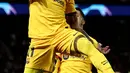 Keunggulan PSG tidak berlangsung lama, Raphinha mencetak gol penyeimbang di menit ke-62. (FRANCK FIFE/AFP)