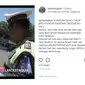 Sebuah video parodi polisi, menangkap seorang yang berpakaian Batman. Batman ditilang karena tidak menggunakan helm SNI. (IG: lantastngkab)