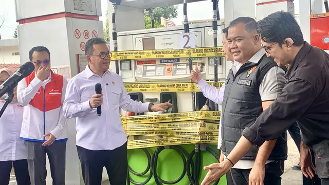 Kemendag-Bareskrim Bongkar Kecurangan Takaran Bensin di SPBU Sentul Bogor, Ini Modusnya