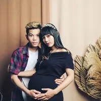 Potret maternity istri Tegar eks pengamen cilik. (Sumber: Instagram@sarahsheilka)