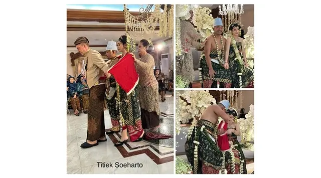 Digelar intim dengan adat Jawa, 6 potret pernikahan anak Ari Sigit jadi momen kumpul keluarga Cendana