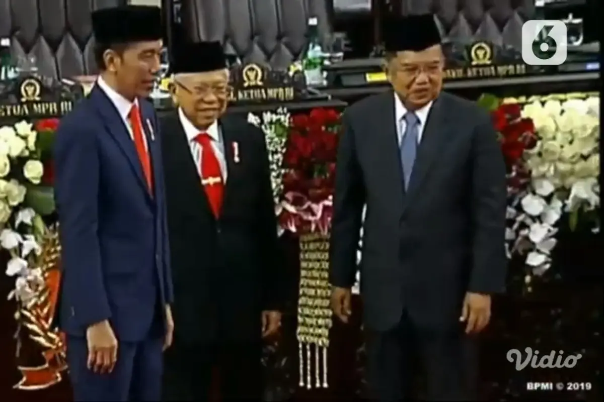 Presiden Jokowi dan Wapres Ma'ruf Amin.