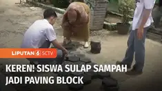 Melihat banyaknya sampah plastik di lingkungan sekolah, mendorong sisi kreatif para siswa dan guru di SMA Negeri 1 Pulau Punjung, Kabupaten Dharmasraya dengan menyulapnya menjadi paving block. Selain mengurangi sampah plastik, paving block karya sisw...