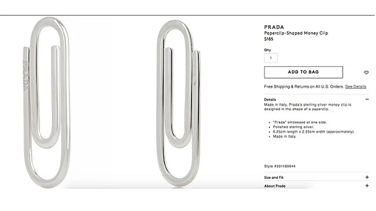 Paperclip Prada