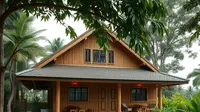 Inspirasi 7 Rumah Sederhana Bambu, Tampilan Estetik dan Menyatu dengan Alam