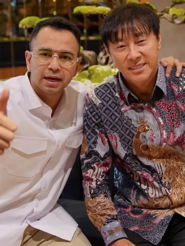 Raffi Ahmad dan Shin Tae-yong