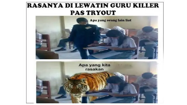Meme Kocak Saat Nyontek Waktu Ulangan Ini Bikin Kangen Sekolah