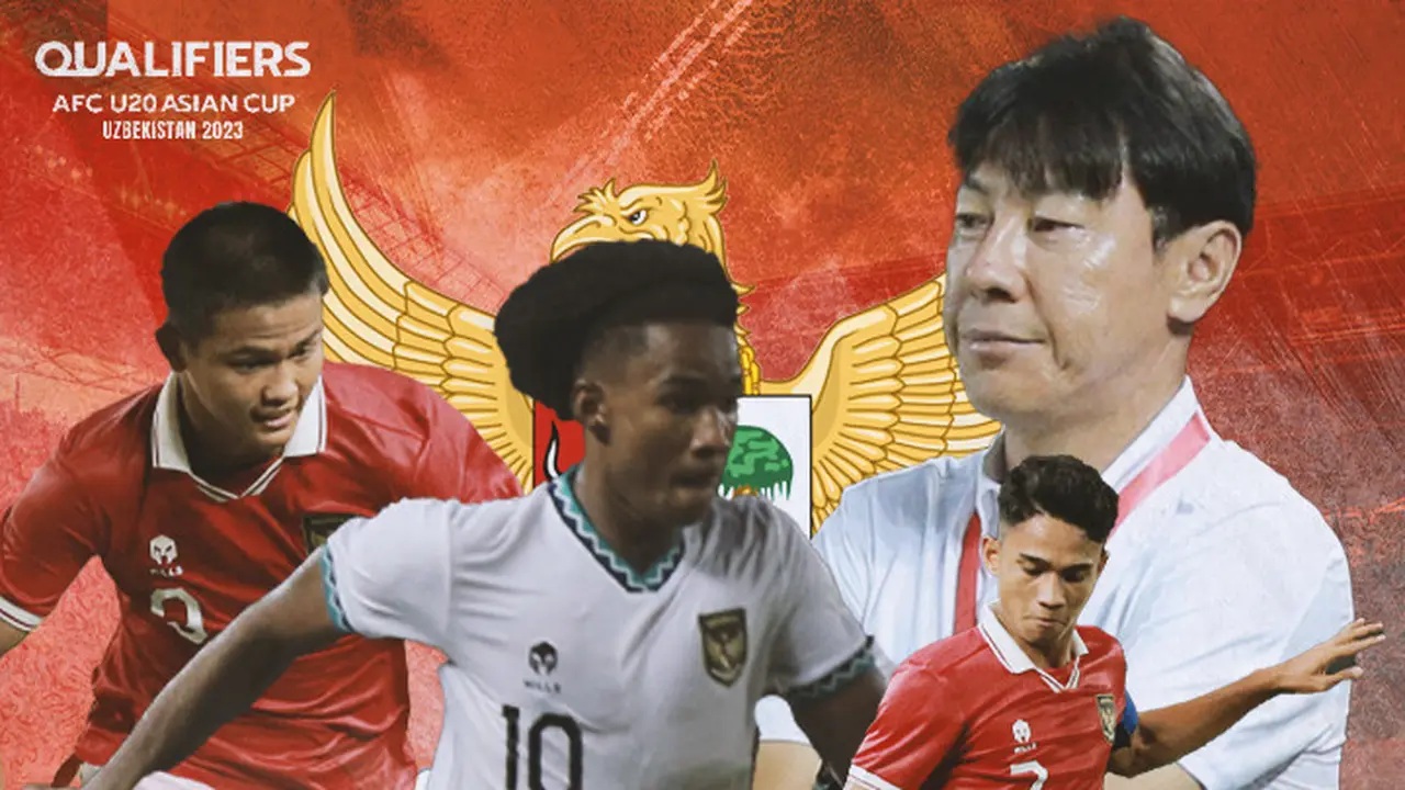 Cover Shin Tae-yong nuansa Kualifikasi Piala Asia U-20 2023