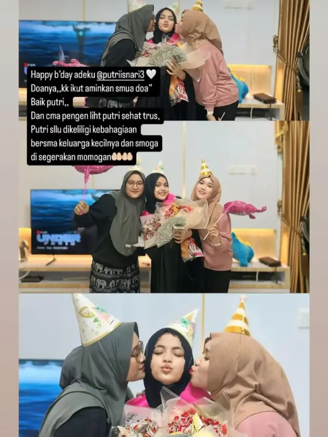 Putri Isnari Dapat Hadiah Uang Tunai Ratusan Dolar di Momen Ulang Tahun (instagram story/putriisnari3)