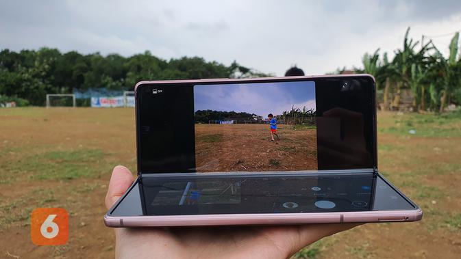 Kamera Z Fold 2 (Liputan6.com/ Agustin Setyo W)