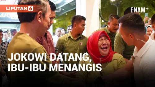 VIDEO: Disambut Isak Tangis, Jokowi Kunjungi Malioboro