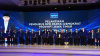 Pengurus DPD Demokrat Jatim 2022-2026 dilantik AHY. (Dian Kurniawan/Liputan6.com).