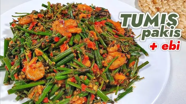 Tumis Pakis Ebi