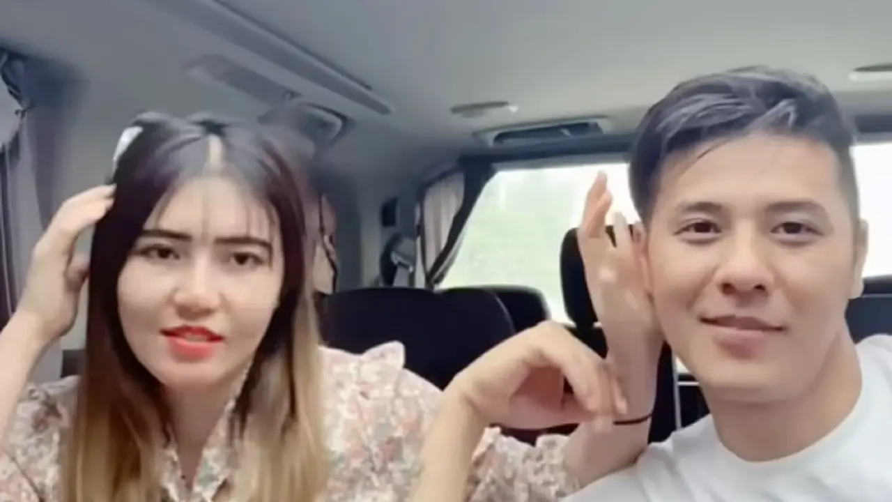 Dalam kebersamaannya Chevra Yolandi dan Via Vallen terlihat mesra (Tangkap layar You Tube pak geng official)