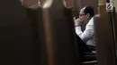 Mantan Kepala Kantor Wilayah Kemenag Provinsi Jawa Timur Haris Hasanuddin saat menjalani sidang lanjutan dalam kasus suap seleksi pengisian jabatan pimpinan tinggi Kementerian Agama, di Pengadilan Tipikor, Jakarta, Rabu (19/6/2019). (Liputan6.com/Helmi Fithriansyah)