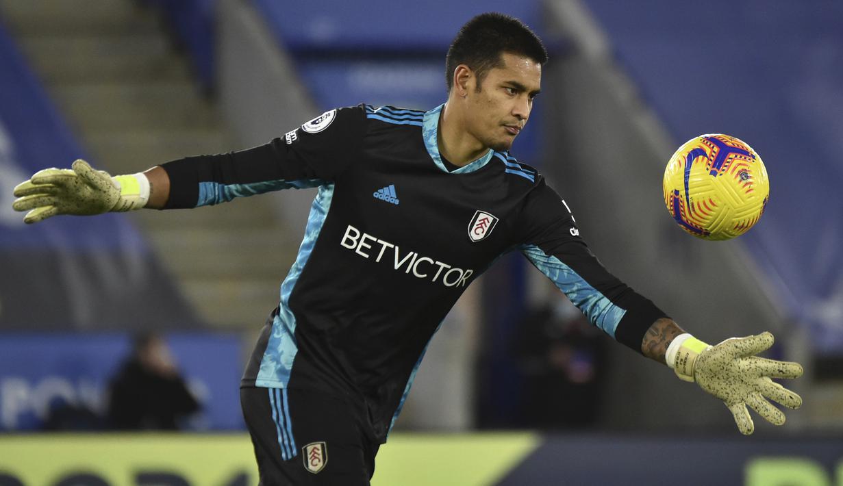 5. Alphonse Areola (Fulham). Kiper asal Prancis berusia 27 tahun ini telah membuat 77 saves dalam 21 penampilannya selama 1890 menit. (AP/Rui Vieira)