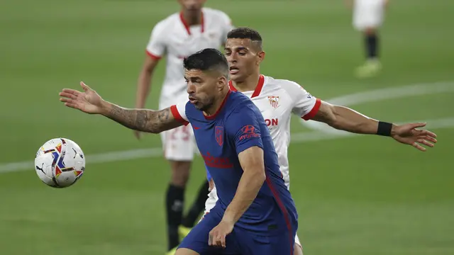 FOTO: Atletico Madrid Tumbang di Markas Sevilla, Real Madrid dan Barcelona Siap Tancap Gas