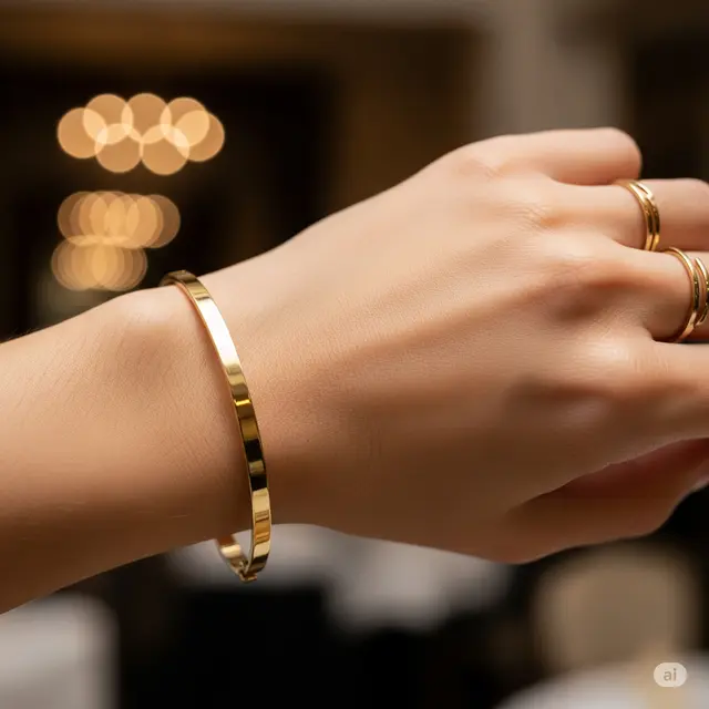 Gelang Emas 3 Gram Elegan Tren 2025 untuk Pesta Formal