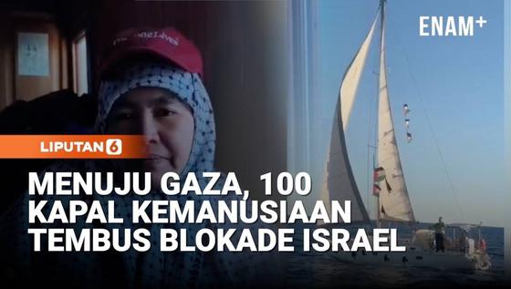 Dukungan Global, 100 Kapal Kemanusian Berlayar Bawa Bantuan ke Gaza