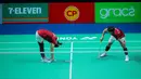 Wakil Indonesia itu takluk dalam tiga gim, 16-21, 21-19, 17-21 dalam waktu 1 jam 28 menit. (Bola.com/Bagaskara Lazuardi)